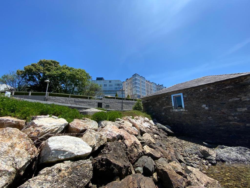 Apartamento Con Vistas Al Mar Y La Montana Santa Marta de Ortigueira Kültér fotó